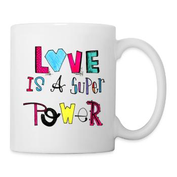 Love - Tasse - Weiß - Rechts