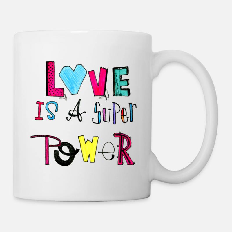 Love - Tasse - Weiß
