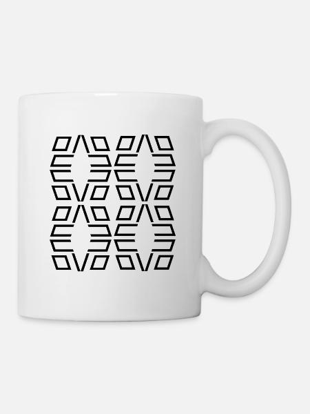 Forme unique - Mug blanc - blanc