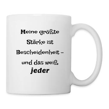 Selbstironische Sprüche - Tasse - Weiß - Rechts