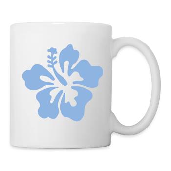 Hibiscus Flower - Light blue - Tasse - Weiß - Rechts