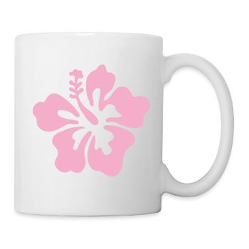 Hibiskus Flower - Light pink - Tasse - Weiß - Rechts