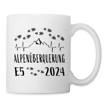 Crossing the Alps E5 2024 Heartbeat - Mug - white - Right