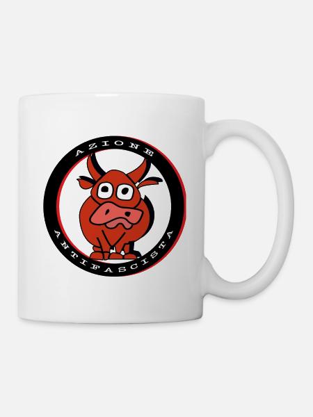 Pain antifasciste - Autocollant Résistance - Mug blanc - blanc