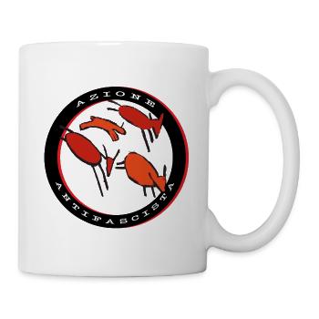 anti-fascist sheep - Mug - white - Right