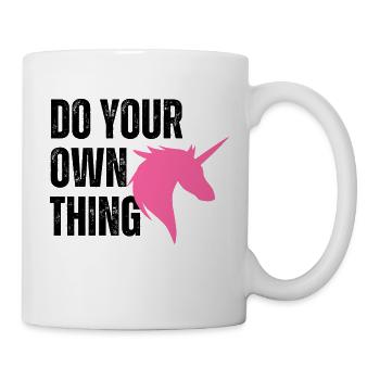 Do your own thing - Tasse - Weiß - Rechts