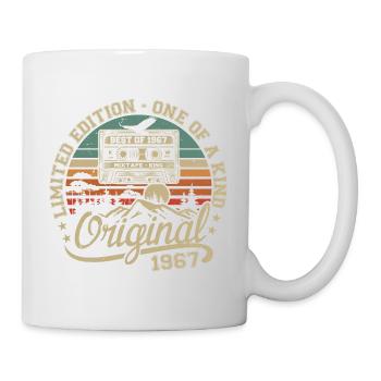 Jahrgang 1967 Geburtstagsgeschenk 1967 Retro 1967 - Tasse - Weiß - Rechts