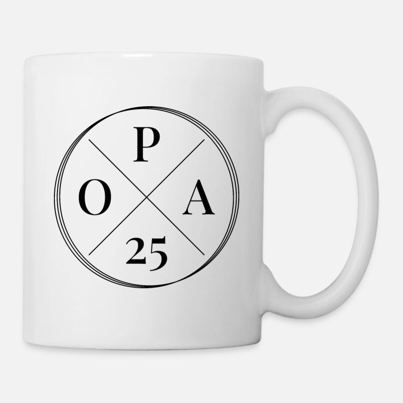 Opa 2025 - Tasse - Weiß