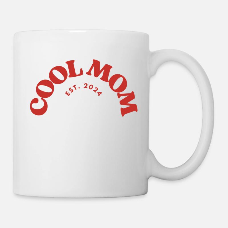 Cool Mom Est. 2024 - Tasse - Weiß