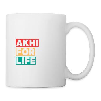 Akhi for Life - Tasse - Weiß - Rechts