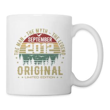 Original Birthday 2012 - September 2012 Gift - Mug - white - Right