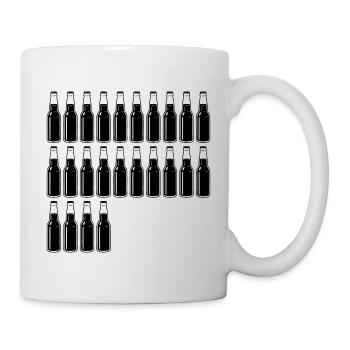 24 Bierflaschen - Bier - 24 Jahre - 24. Geburtstag - Tasse - Weiß - Rechts