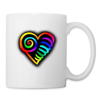 Heart Rainbow - Mug - white - Right