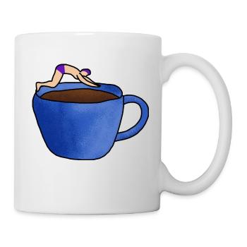 Kaffeespringer - Tasse - Weiß - Rechts