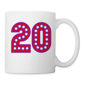 ANNIVERSARY. HAPPY BIRTHDAY. HAPPY BIRTHDAY. - Mug - white - Right