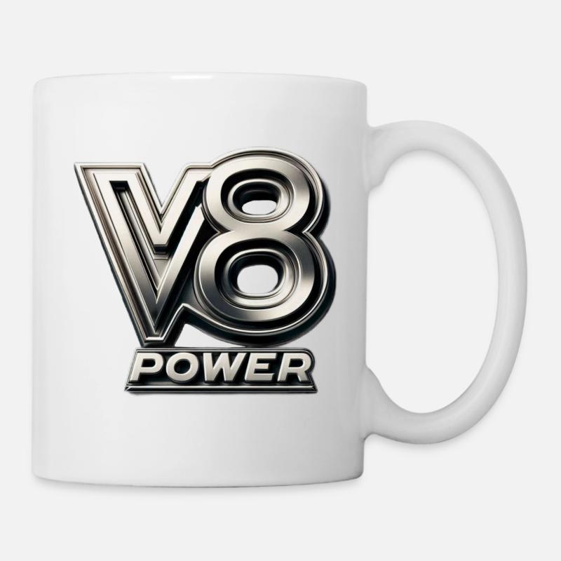 V8 power - Mug - white