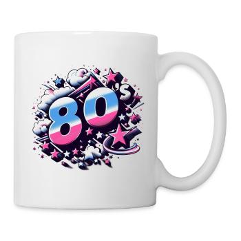Années 80 - Mug blanc - blanc - Droite