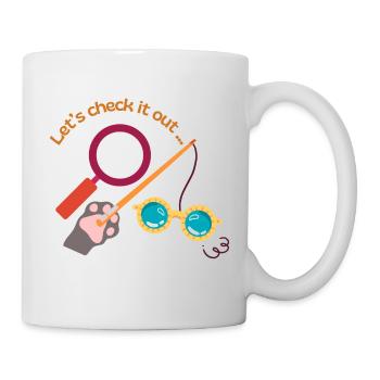 Let's check it out - Tasse - Weiß - Rechts