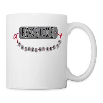 LIEBE FRIEDEN - Tasse - Weiß - Rechts