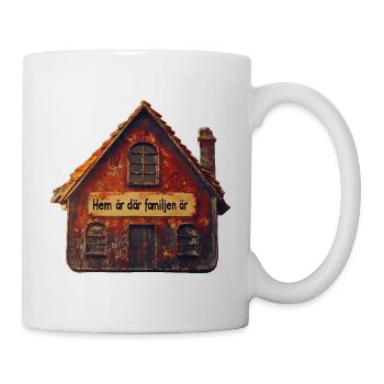 Home is where the family is - Mug - white - Right