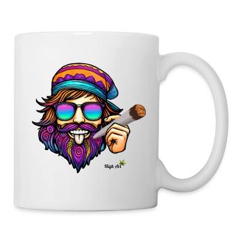 Kiffer Chillbert - High Art - Tasse - Weiß - Rechts