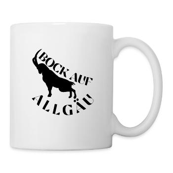 Bock auf Allgäu - Tasse - Weiß - Rechts