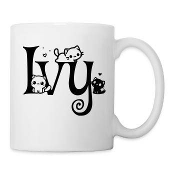 Ivy Name First Name Kitten Name - Mug - white - Right