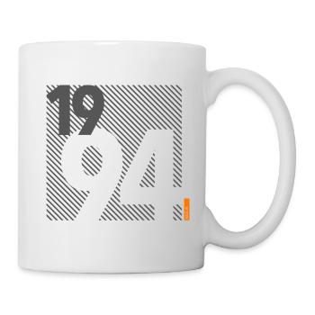 Fabriqué en 1994 Rétro moderniste Design Cadeau d’anniversaire - Mug blanc - blanc - Droite