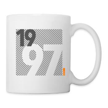 Made in 1997 Retro Modernist Design Birthday Gift - Mug - white - Right