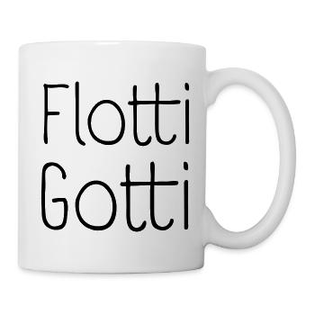 Flotti Gotti - Das Beste Gotti ist eine flotti! - Tasse - Weiß - Rechts