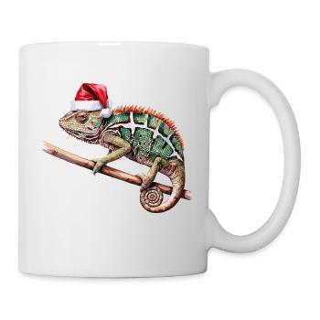 Christmas Chameleon - Mug - white - Right