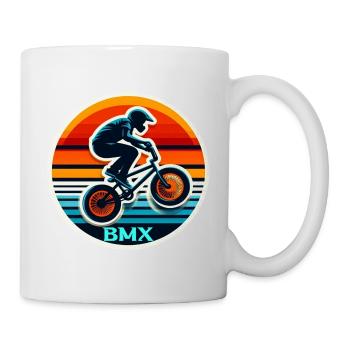 BMX Bike - Tasse - Weiß - Rechts