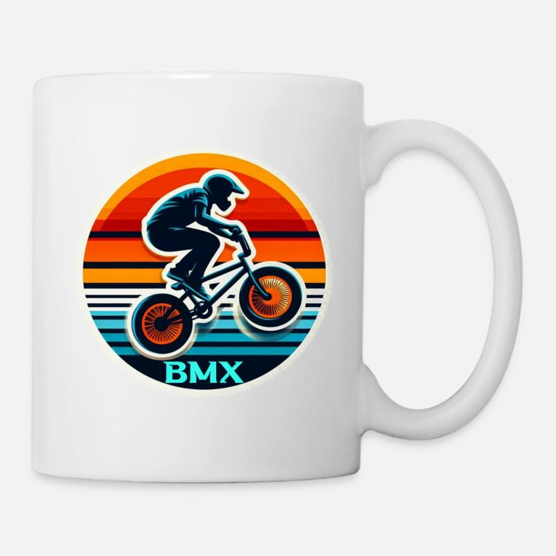Vélo BMX - Mug blanc - blanc