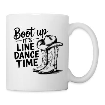 Step by step in cowboy look - Mug - white - Right