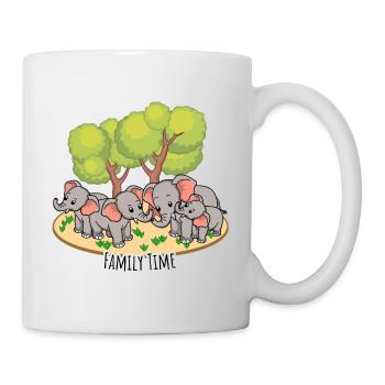 Elephant Family - Family Time in the Countryside - Mug - white - Right