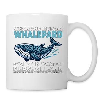 SWIFT IN WATER FIERCE ON LAND - WHALE AND LEOPARD - Mug - white - Right