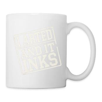 I Arted And It Inks 13 - Tasse - Weiß - Rechts