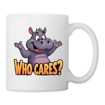 Who Cares Hippo - Mug - white - Right