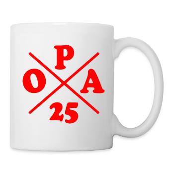 Opa 2025 - Tasse - Weiß - Rechts