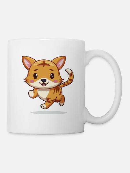 Tigerinchen – Der kleine Wildfang! - Tasse - Weiß