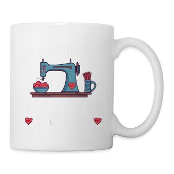 Quilting Women Mom Grandma Stitch Sewer Quilter - Mug blanc - blanc - Droite