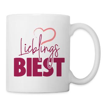 Lieblingsbiest - Tasse - Weiß - Rechts