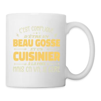 Handsome Man Cook - Mug - white - Right
