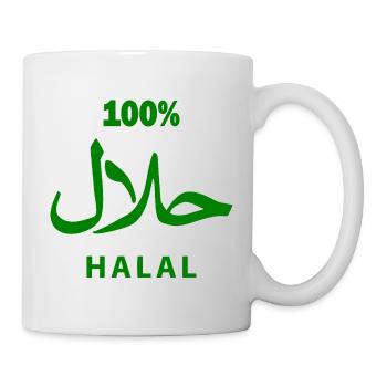 Halal - Tasse - Weiß - Rechts