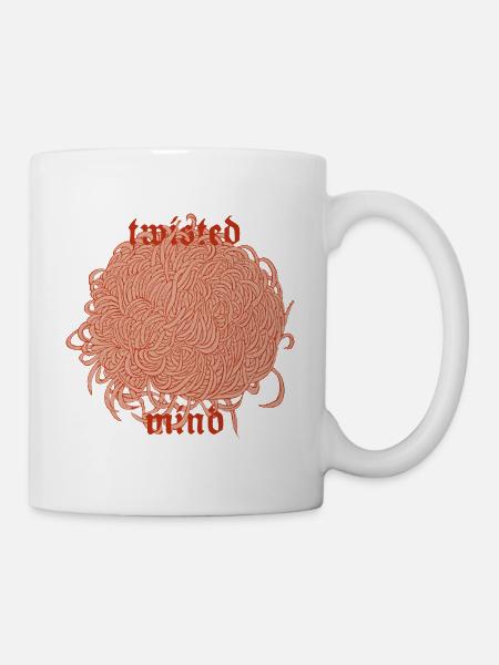 Twisted Mind – Chaos & Aesthetic - Tasse - Weiß