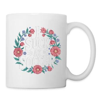 I Suck At Soccer 10 - Tasse - Weiß - Rechts