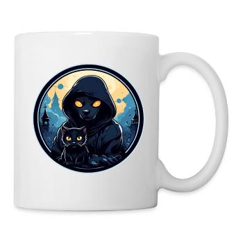 Chien et Chat - Mug blanc - blanc - Droite