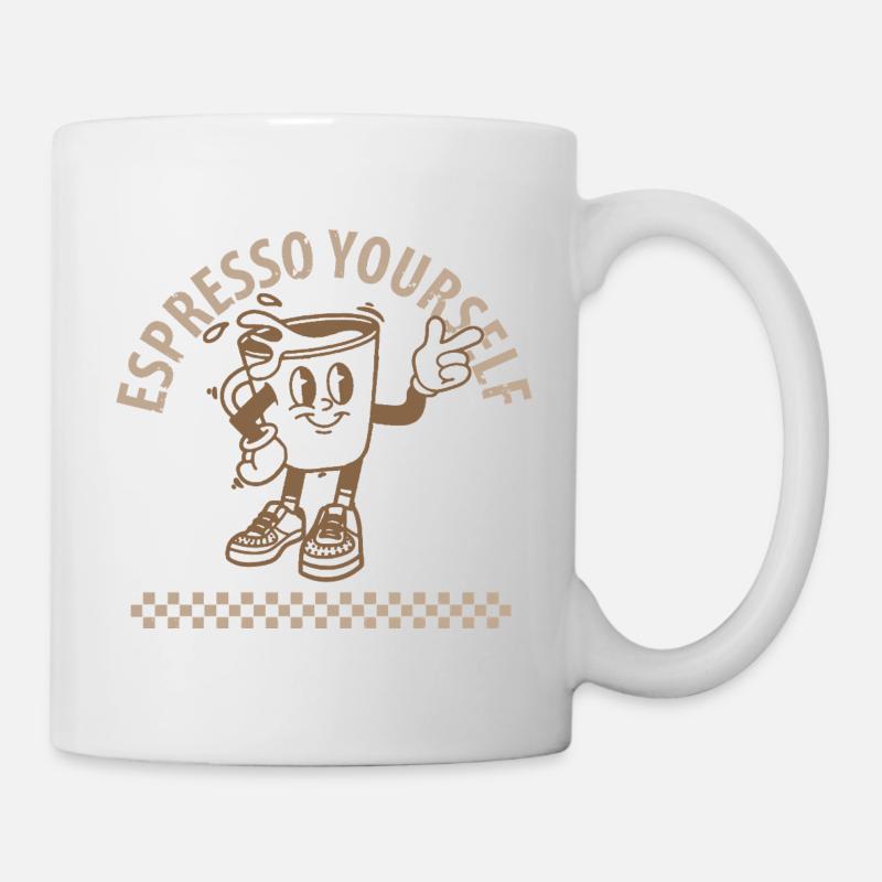 Espresso Yourself Café - Mug blanc - blanc