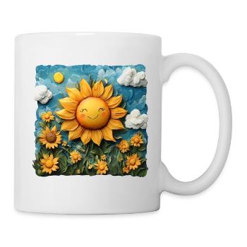 Sunflower Art - Mug - white - Right