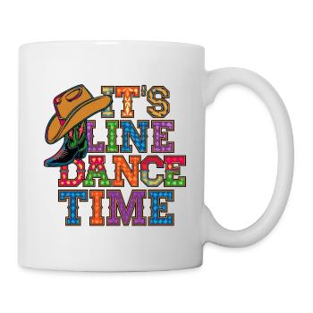 Line Dance Time Line Dancing Time to dance - Mug - white - Right
